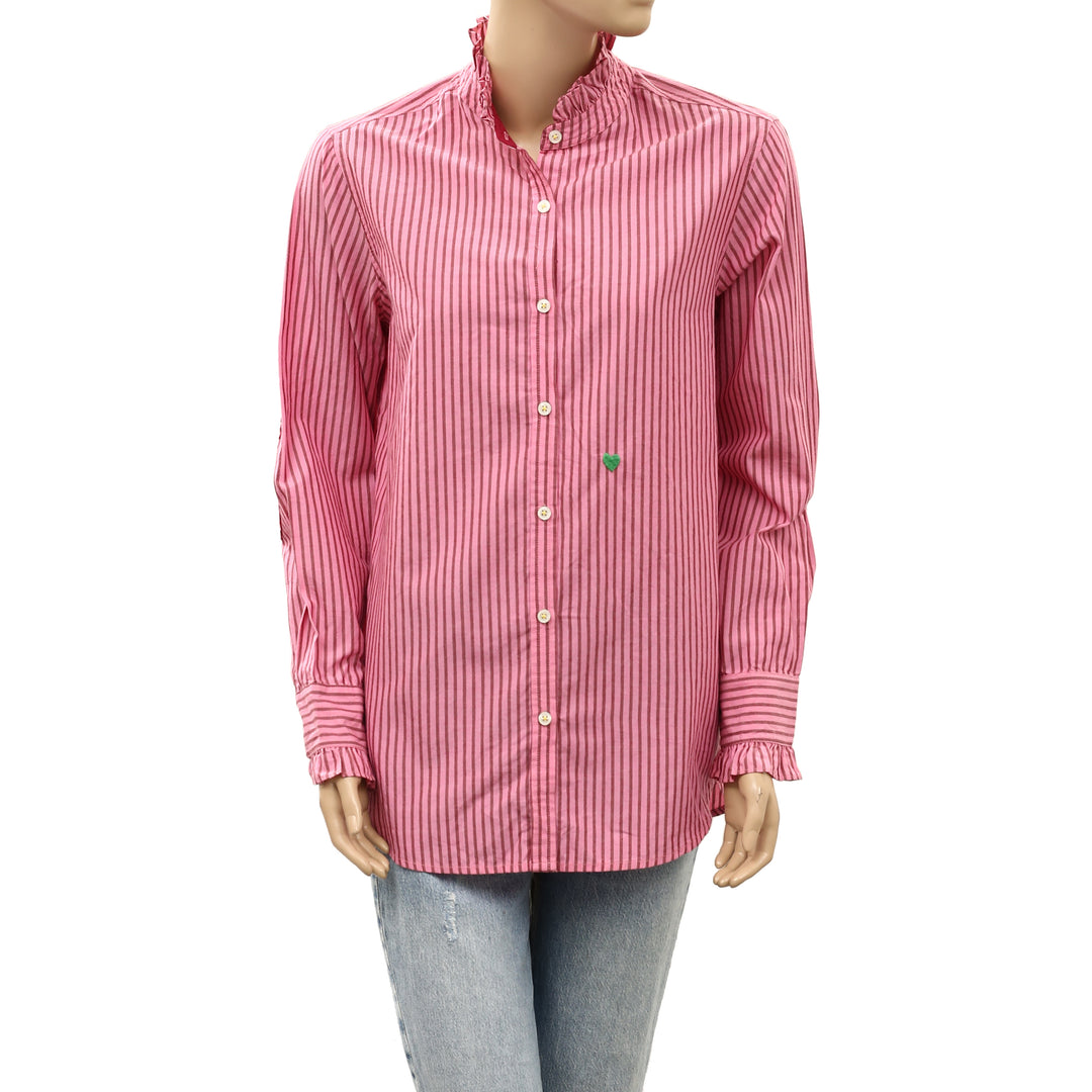 Kerri Rosenthal Mia Shirt Ruffles Tunic Top