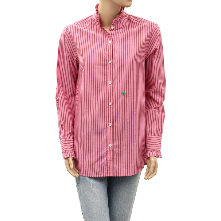 Kerri Rosenthal Mia Shirt Ruffles Tunic Top