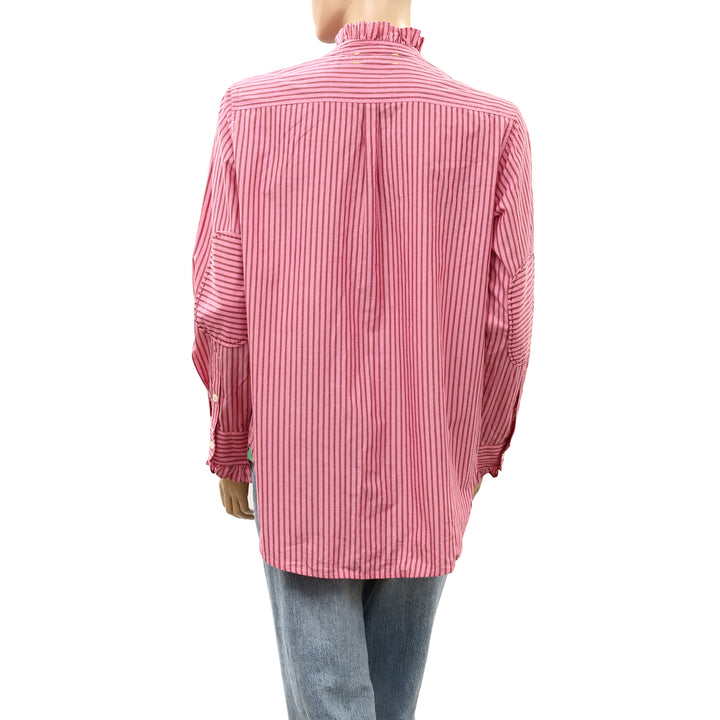 Kerri Rosenthal Mia Shirt Ruffles Tunic Top
