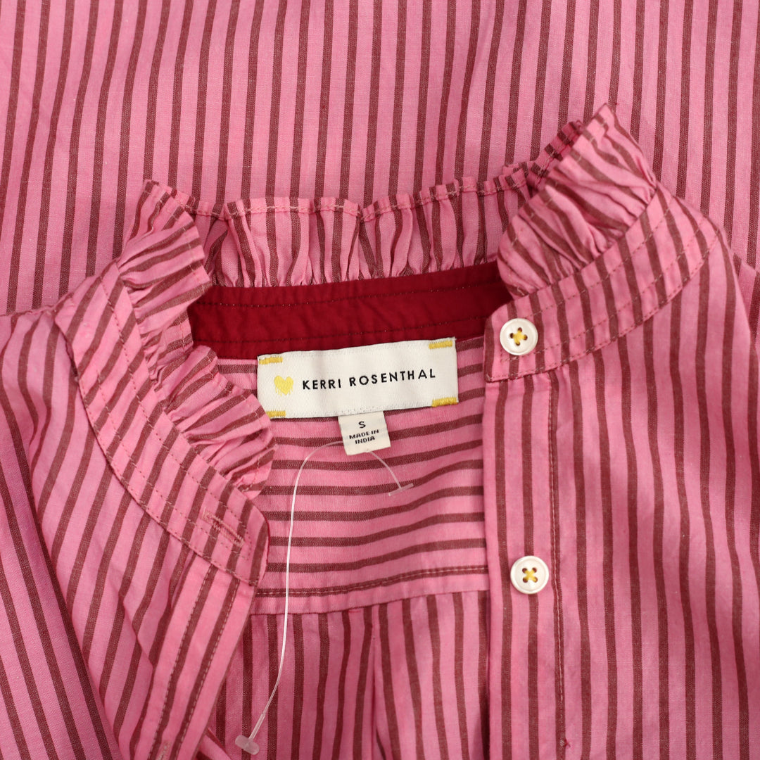 Kerri Rosenthal Mia Shirt Ruffles Tunic Top