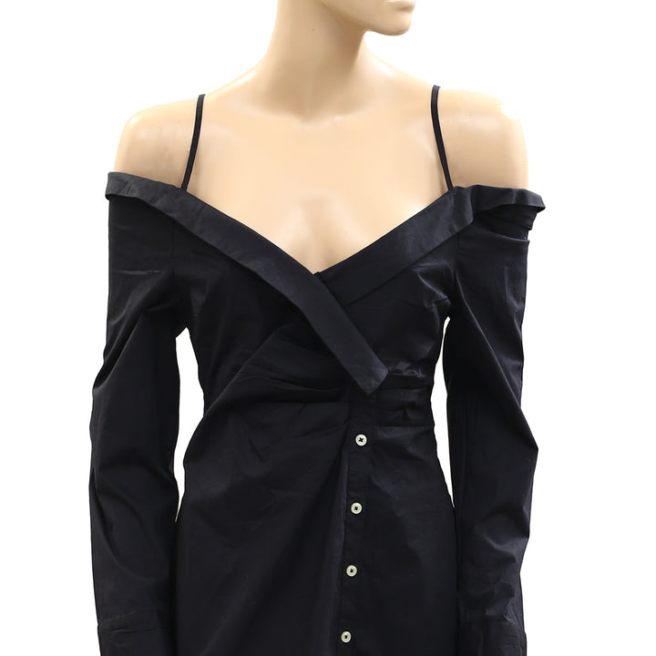 Free People After Hours Mini Dress Endless Summer Off Shoulder Shirt