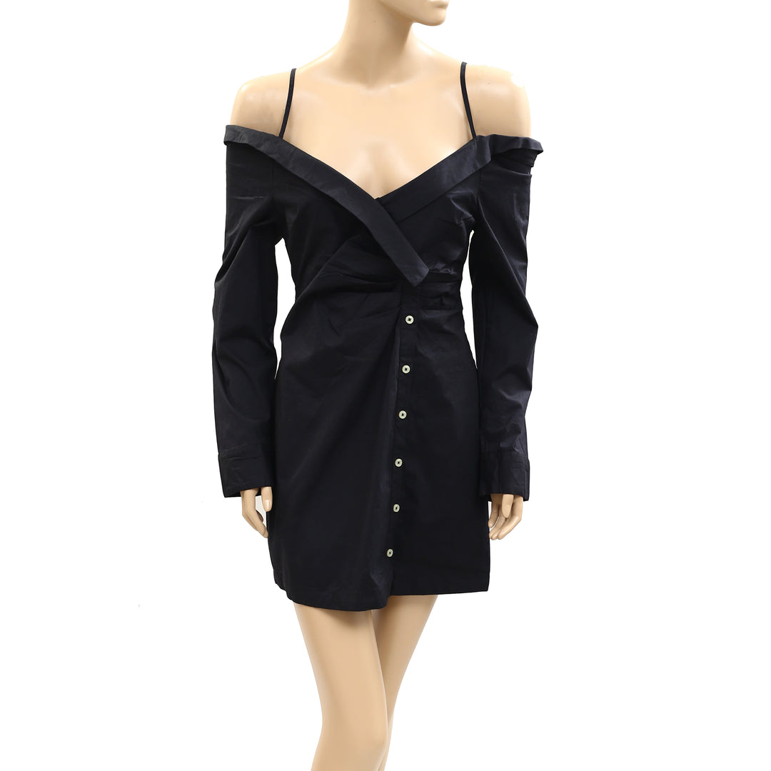 Free People After Hours Mini Dress Endless Summer Off Shoulder Shirt