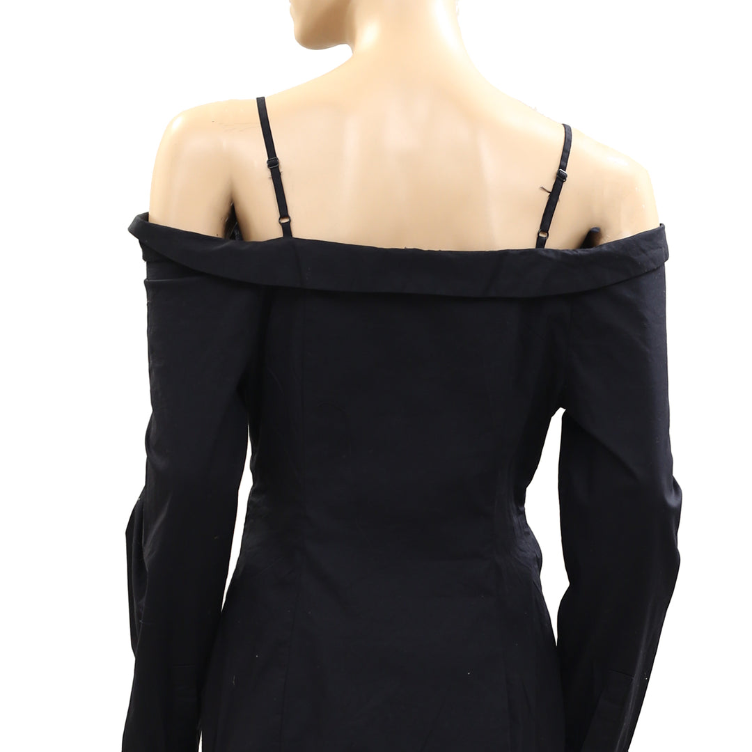 Free People After Hours Mini Dress Endless Summer Off Shoulder Shirt