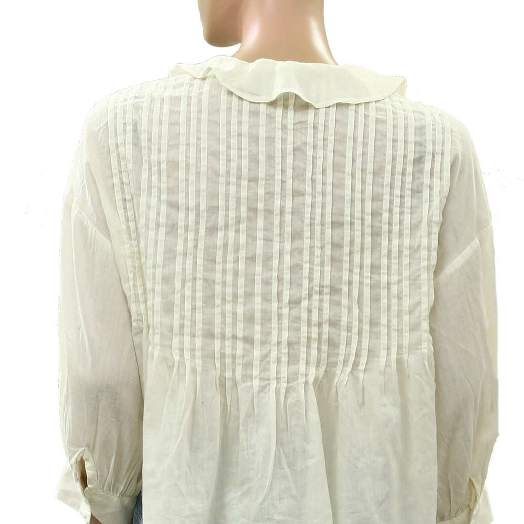 Kerri Rosenthal Rosen Ruffle Blouse Top