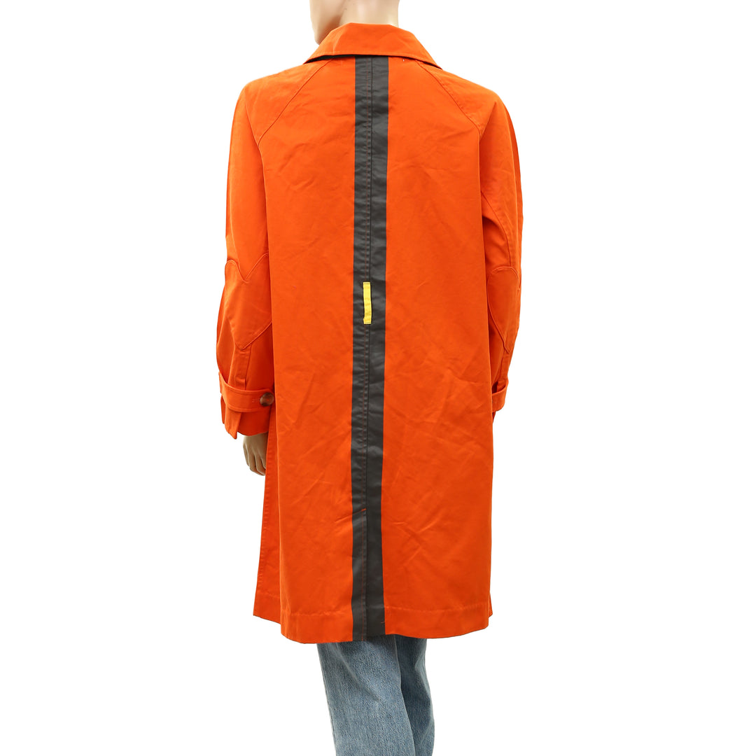 Kerri Rosenthal Color Washed Trench Coat Jacket
