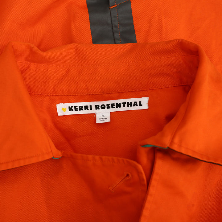 Kerri Rosenthal Color Washed Trench Coat Jacket