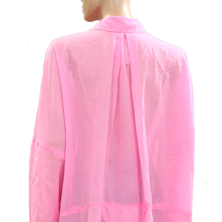 Free People Intimately Heat of The Night Lounge Shirt Top