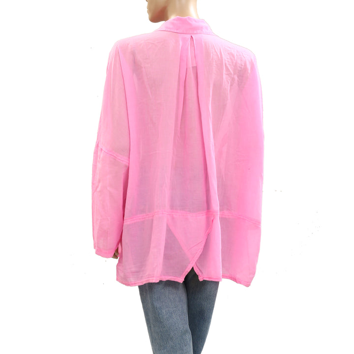 Free People Intimately Heat of The Night Lounge Shirt Top