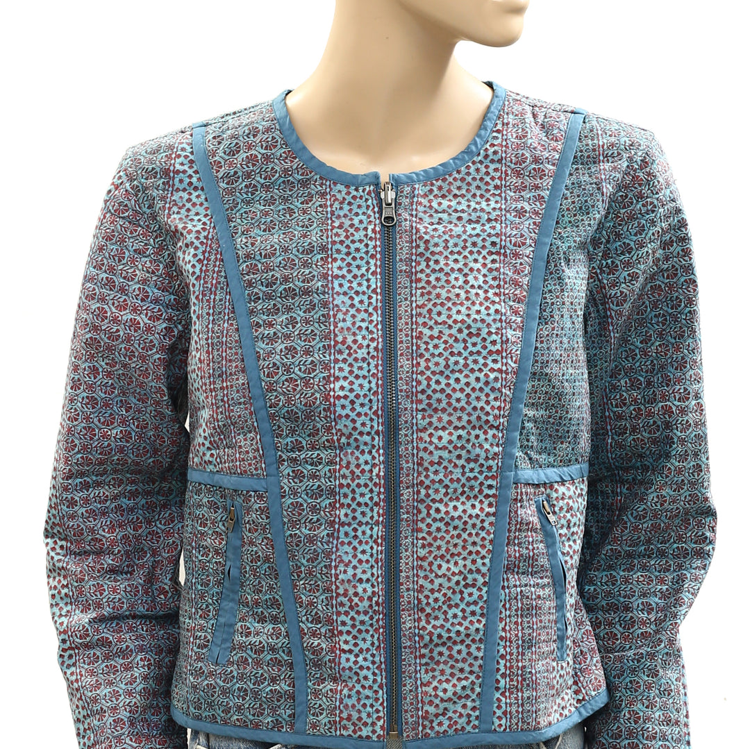 Peruvian Connection Tesserae Quilted Reversible Jacket