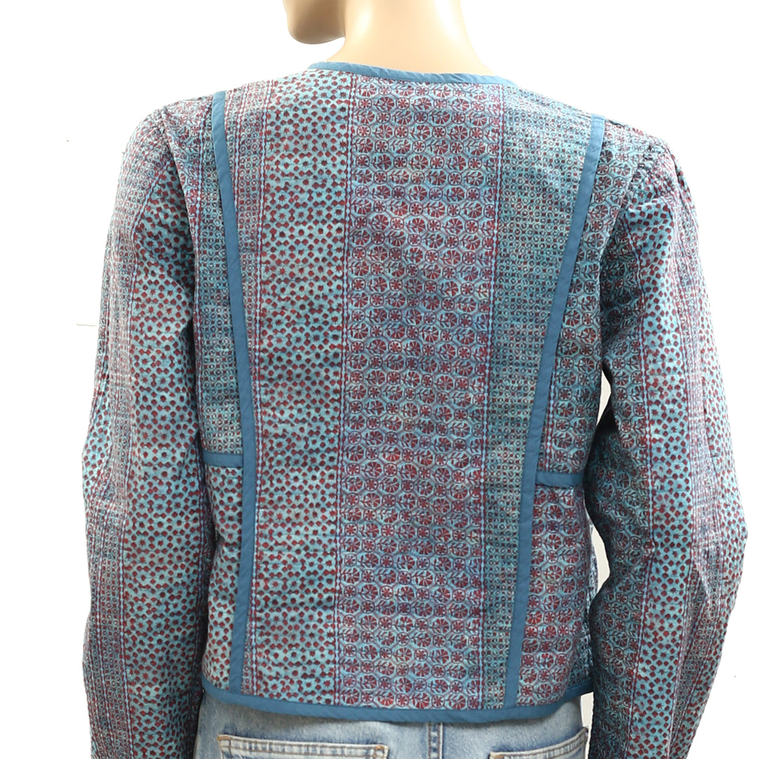 Peruvian Connection Tesserae Quilted Reversible Jacket