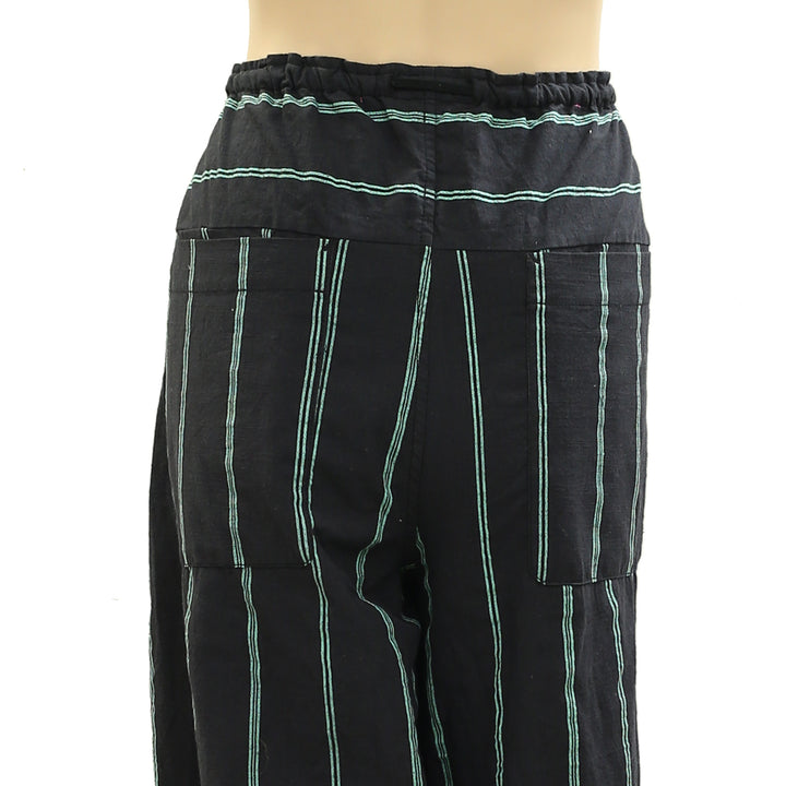 Free People Hudson Canyon Textured Striped Pants