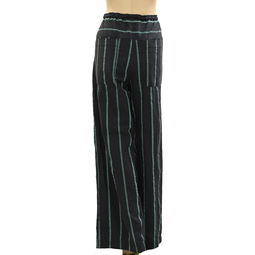 Free People Hudson Canyon Textured Striped Pants