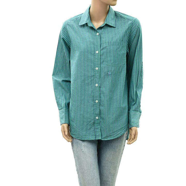 Kerri Rosenthal Mia Stripe Shirt Tunic Top