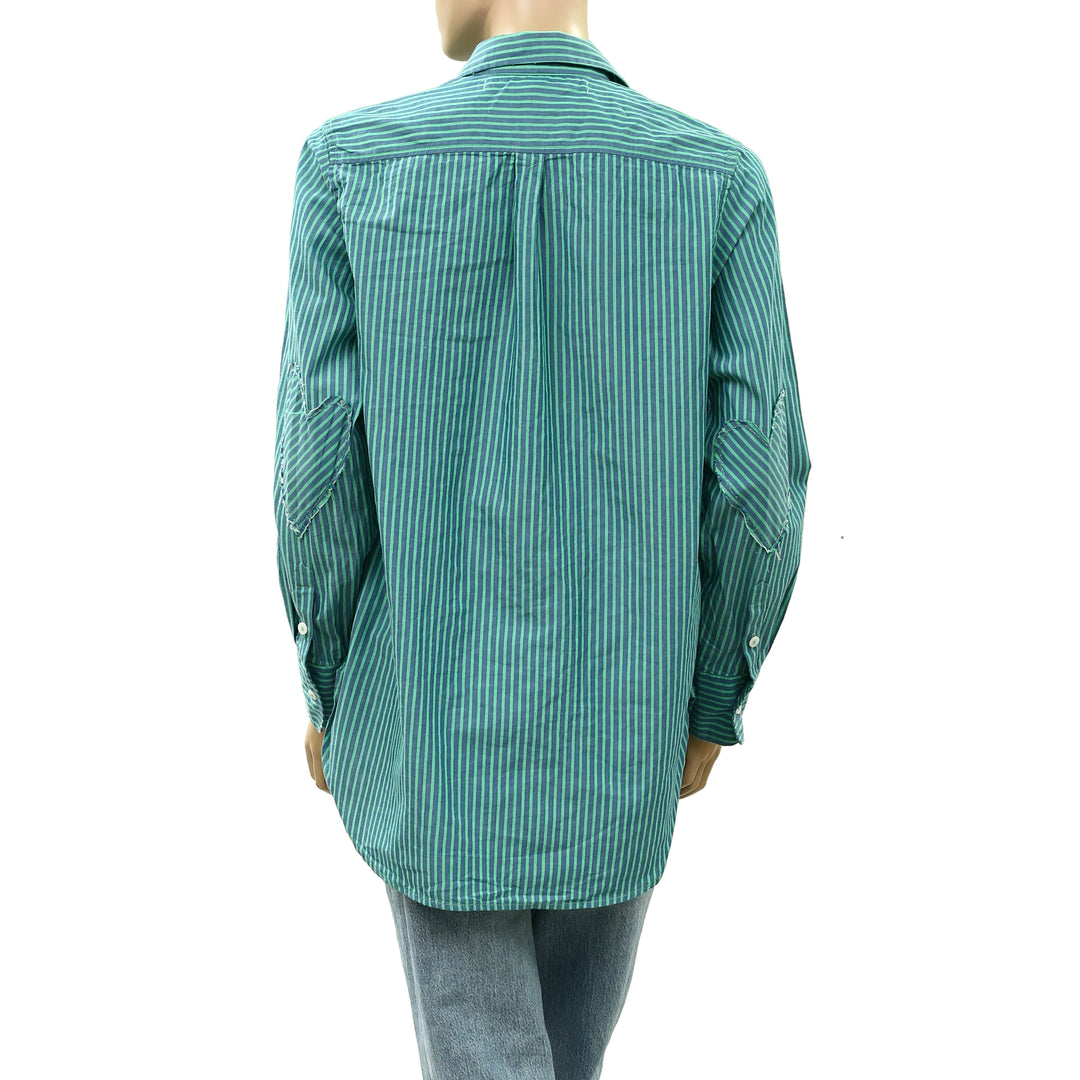 Kerri Rosenthal Mia Stripe Shirt Tunic Top
