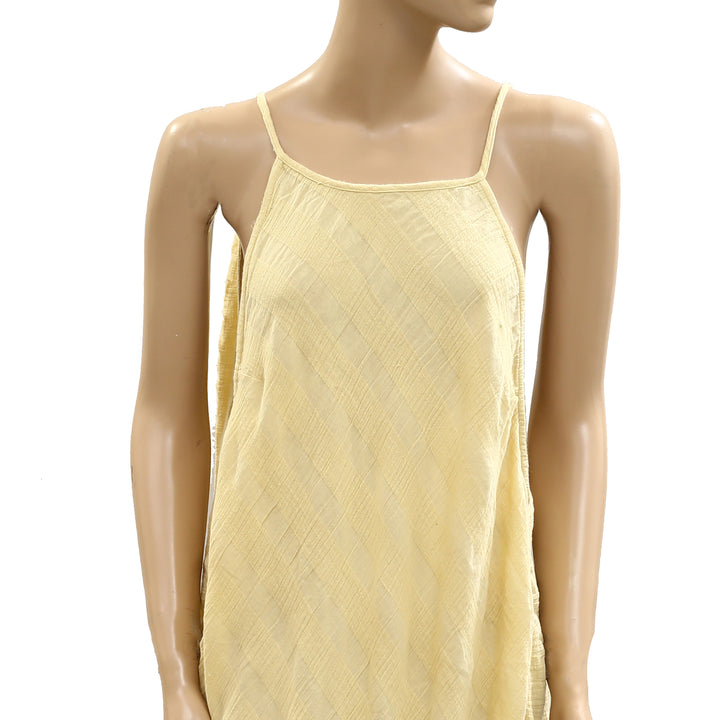 Free People Free Est Solid Mini Slip Dress