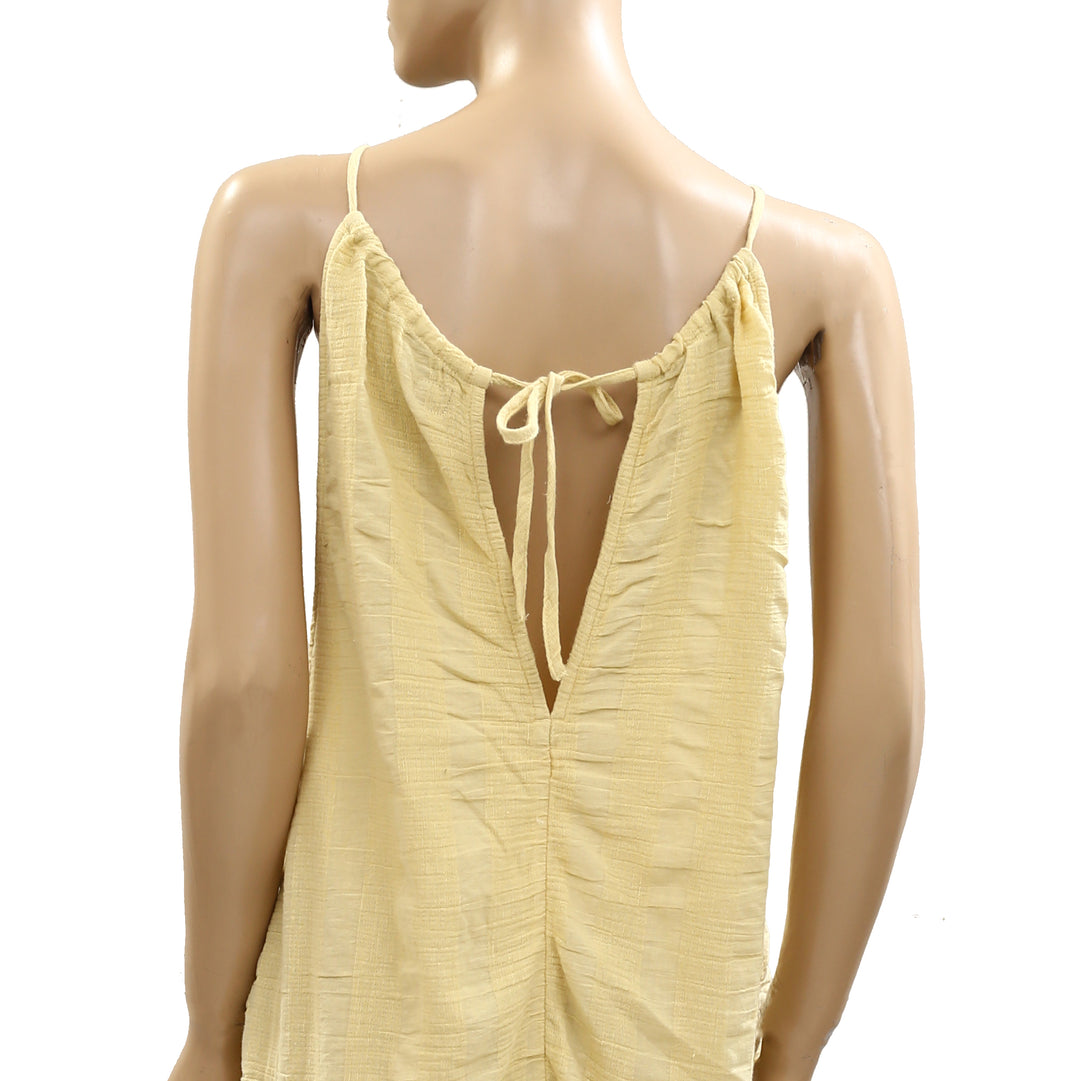 Free People Free Est Solid Mini Slip Dress