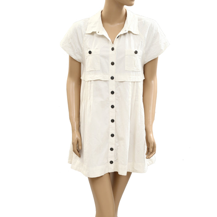 Free People We The Free Ronnie Poplin Mini Dress