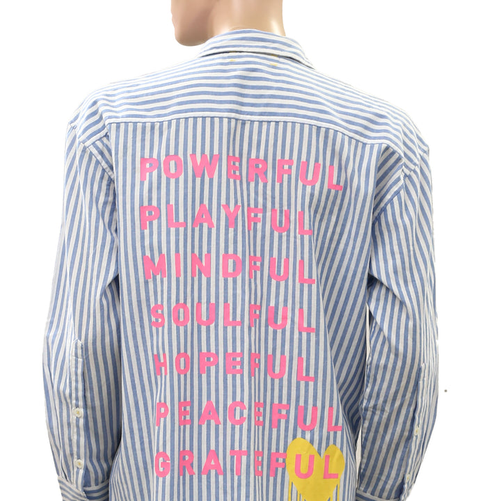 Kerri Rosenthal Maddie Manifesto Shirt Tunic Top