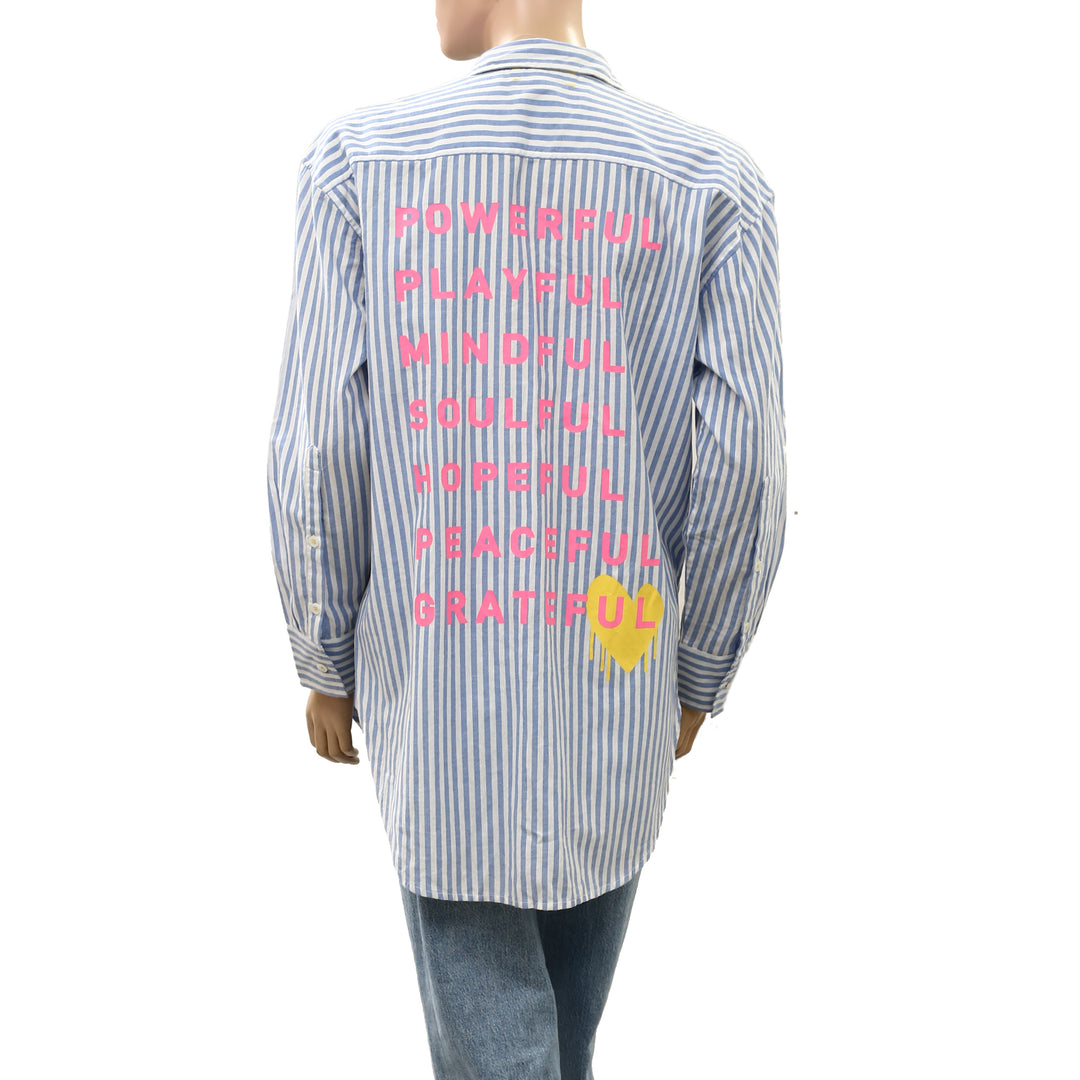 Kerri Rosenthal Maddie Manifesto Shirt Tunic Top