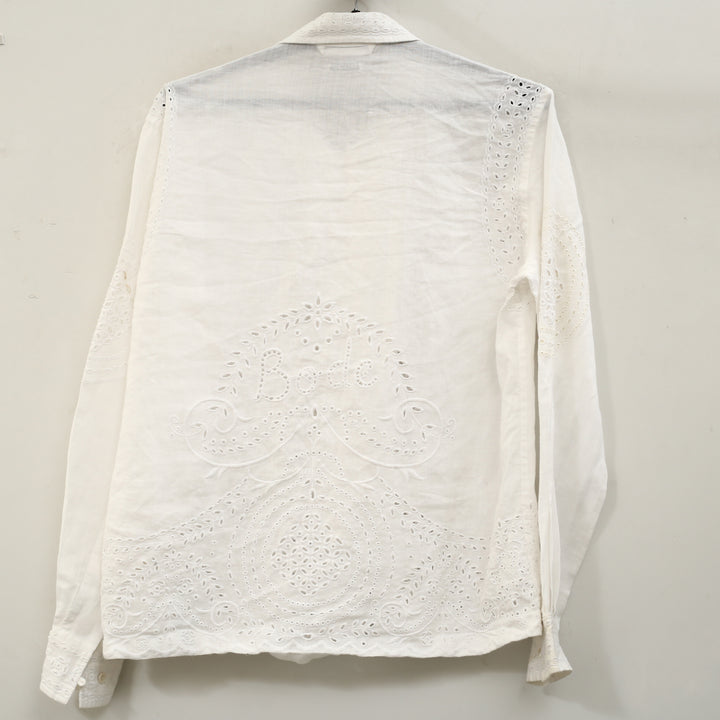 Bode Belvoir Shirt White