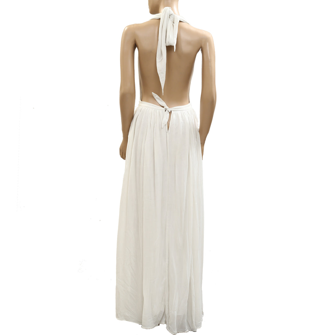 Free People Cowl Neck Long Maxi Dress