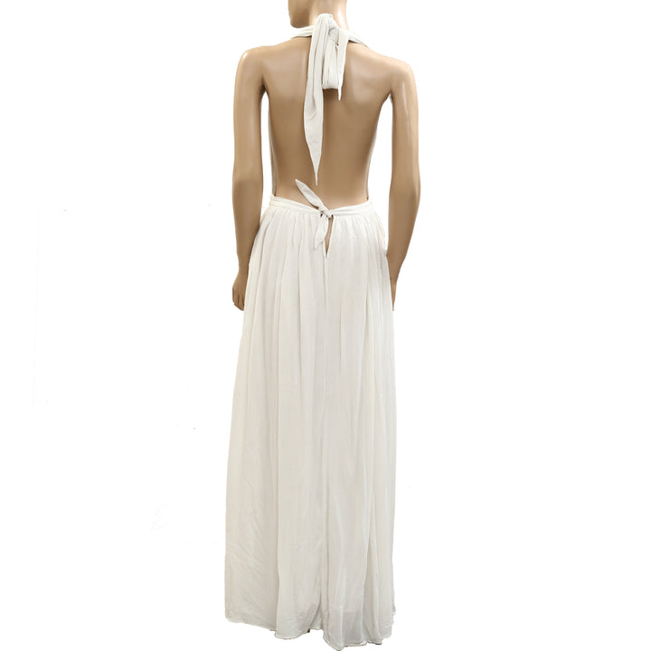 Free People Cowl Neck Long Maxi Dress