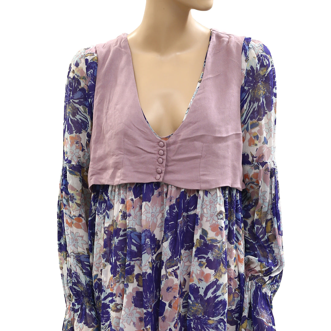 Free People Alice Vested Mini Dress