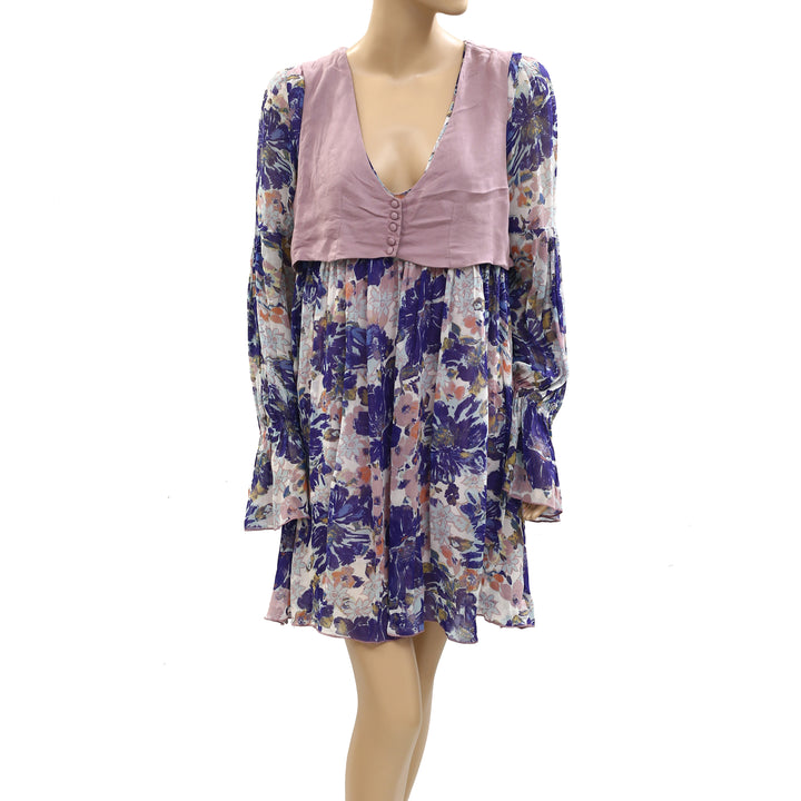 Free People Alice Vested Mini Dress