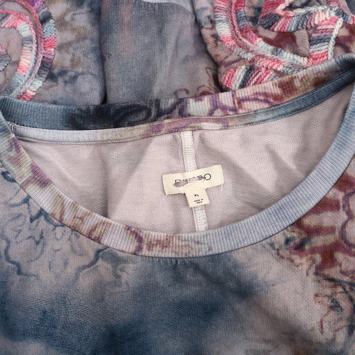 Anthropologie The Niki Bubble Sweatshirt by Pilcro