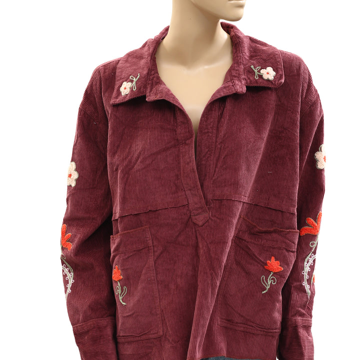 Free People We The Free Winter Bloom Pullover Top