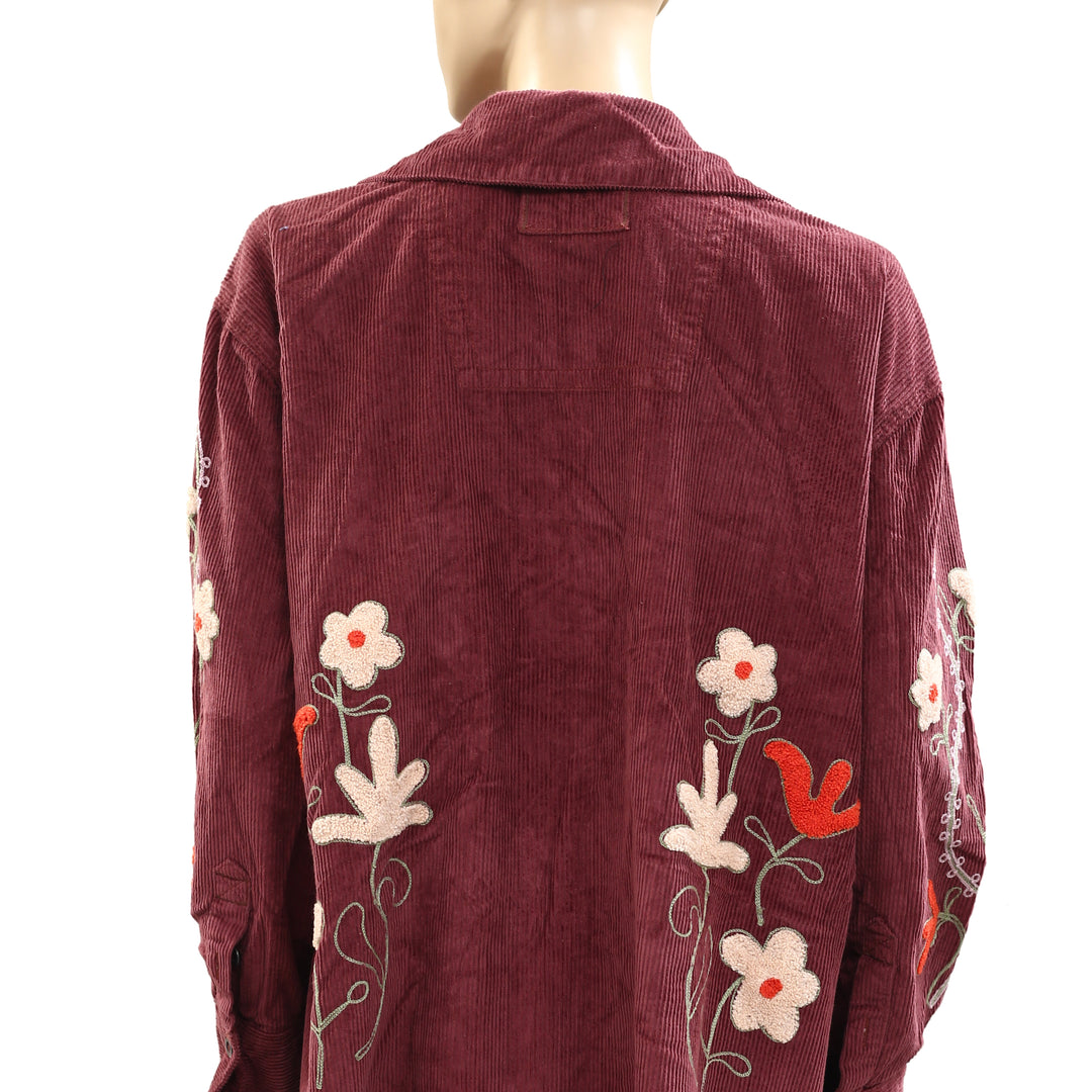 Free People We The Free Winter Bloom Pullover Top