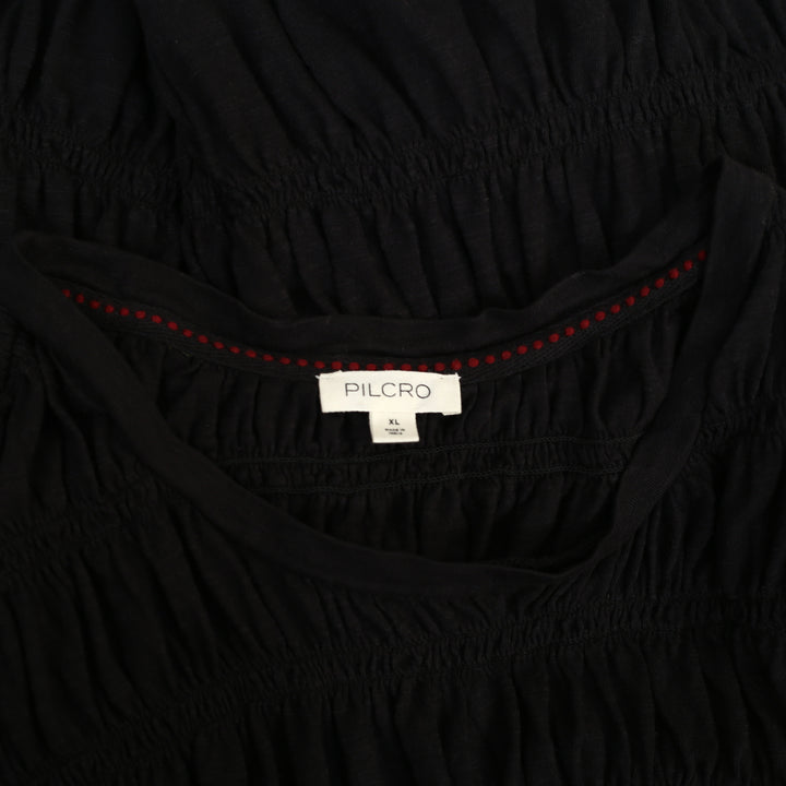 Anthropologie Pilcro Long-Sleeve Smocked Top