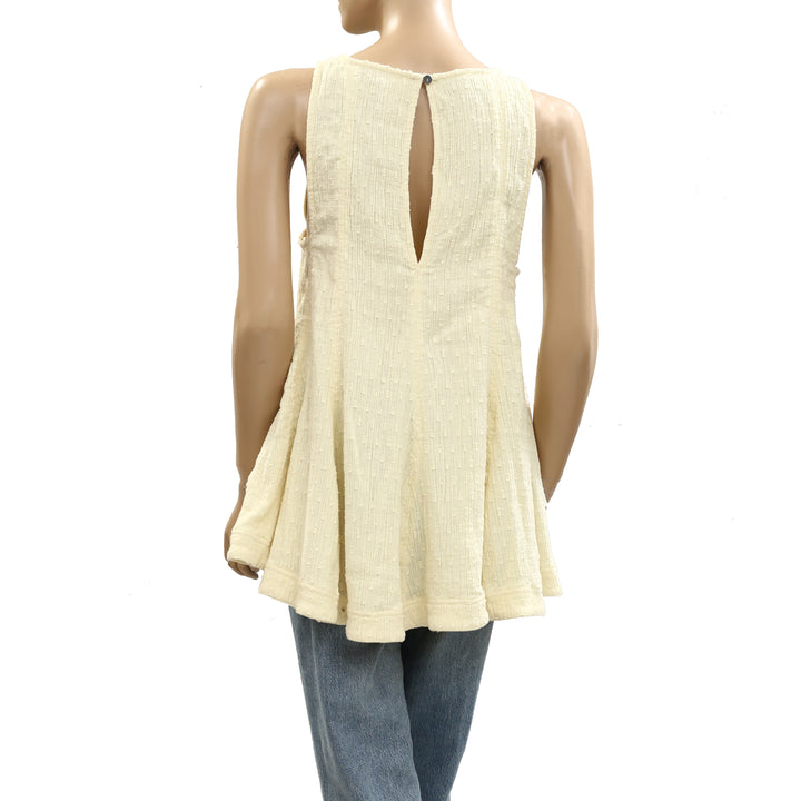 Free People Cassius Clip Dot Tunic Top