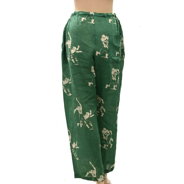 Bode Football Player Silhouette Pajama Pants