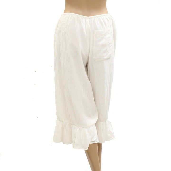 Urban Outfitters Kimchi Blue Livia Ruffle Bloomer Capri Pants