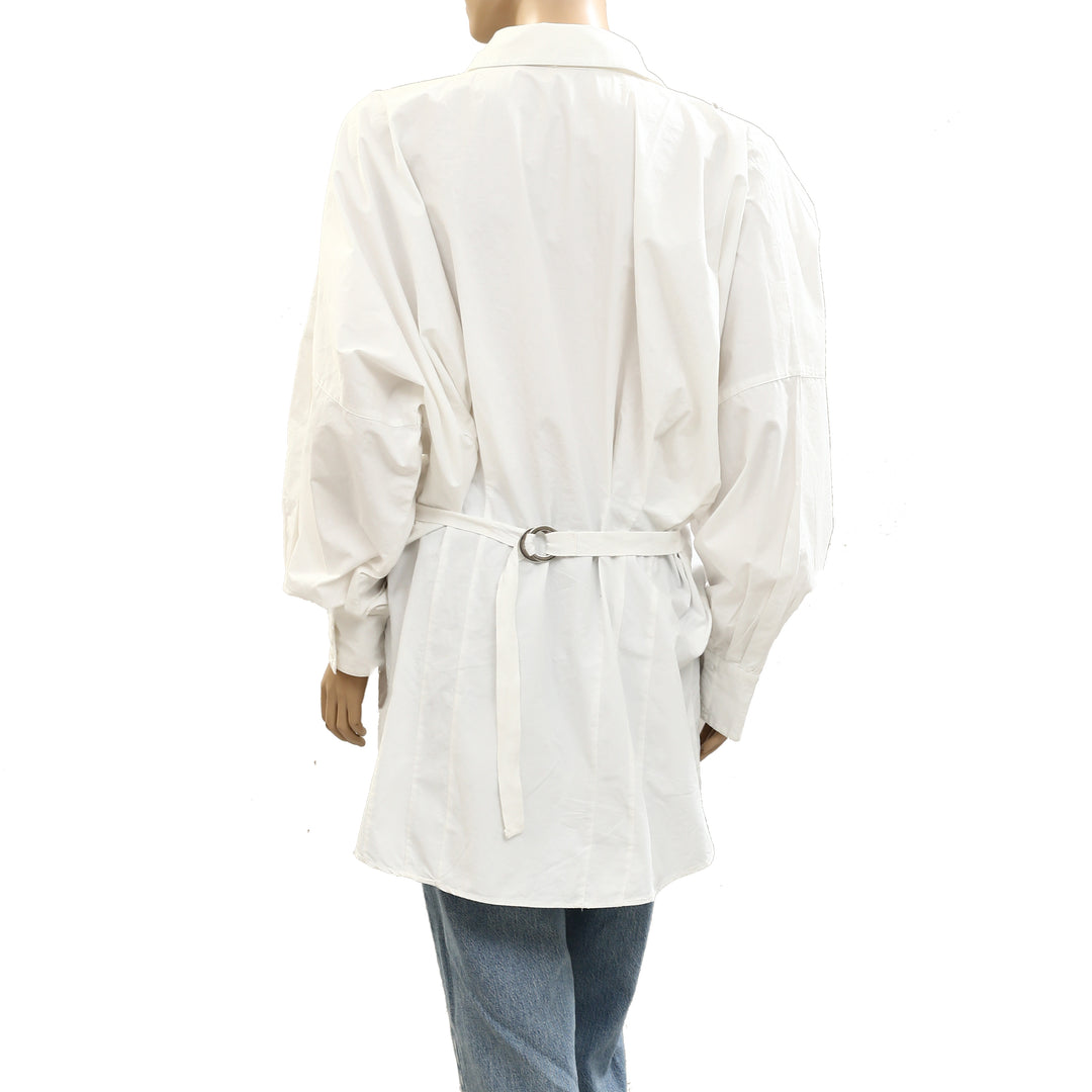 Free People Carlie Shirt Tunic Top