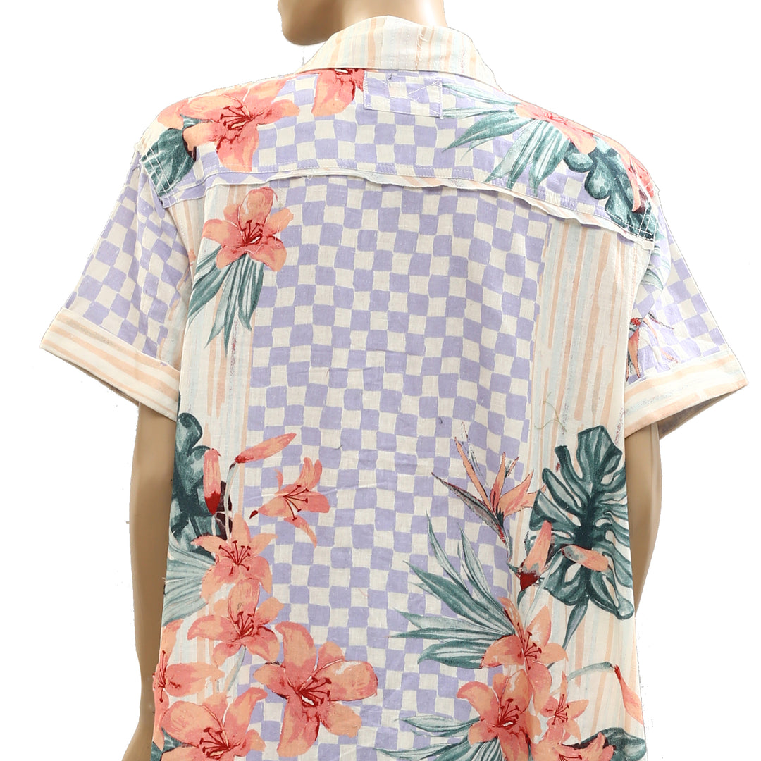 Free People We The Free Retro Tropics Shirt Top