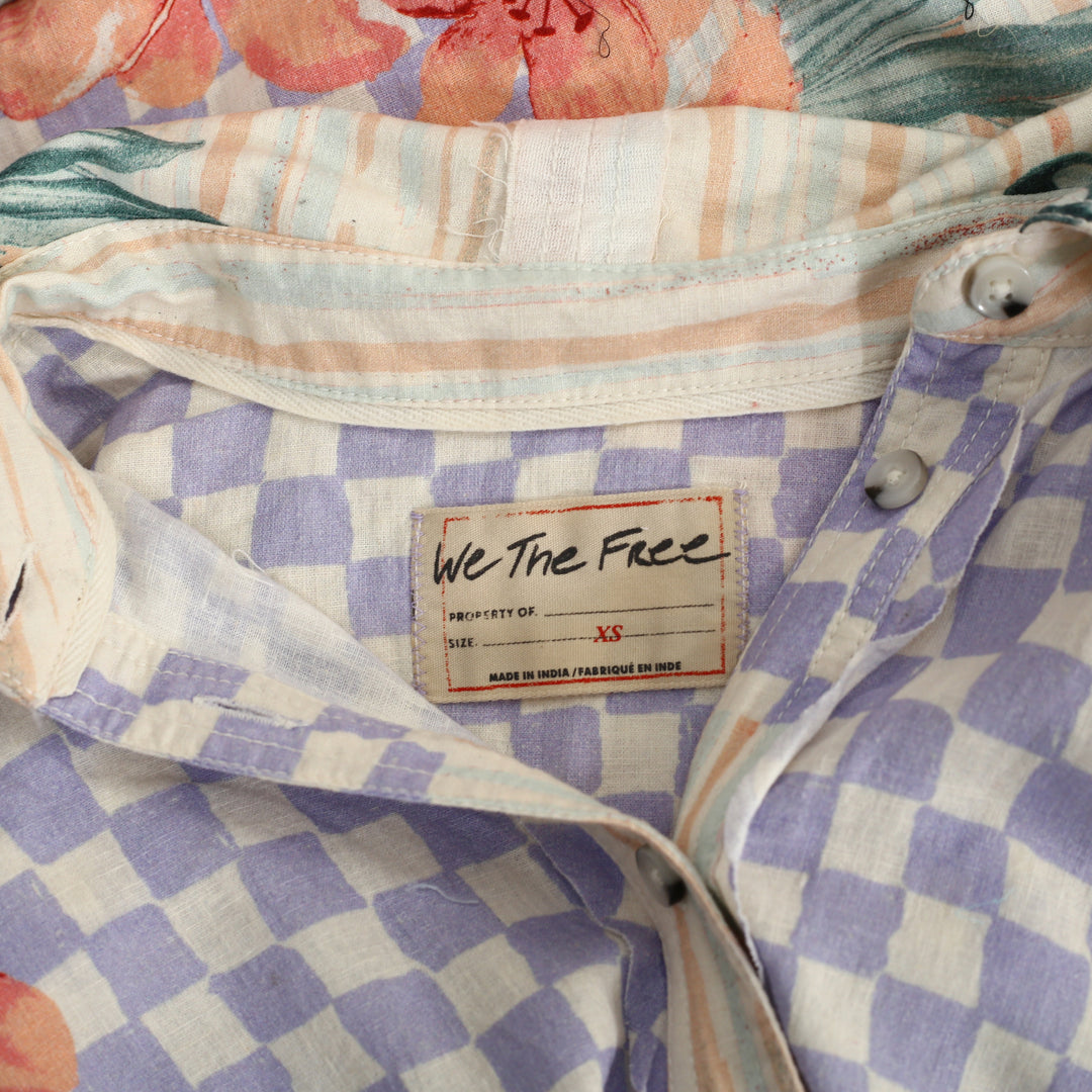 Free People We The Free Retro Tropics Shirt Top