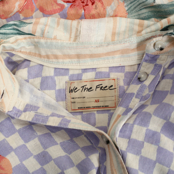 Free People We The Free Retro Tropics Shirt Top