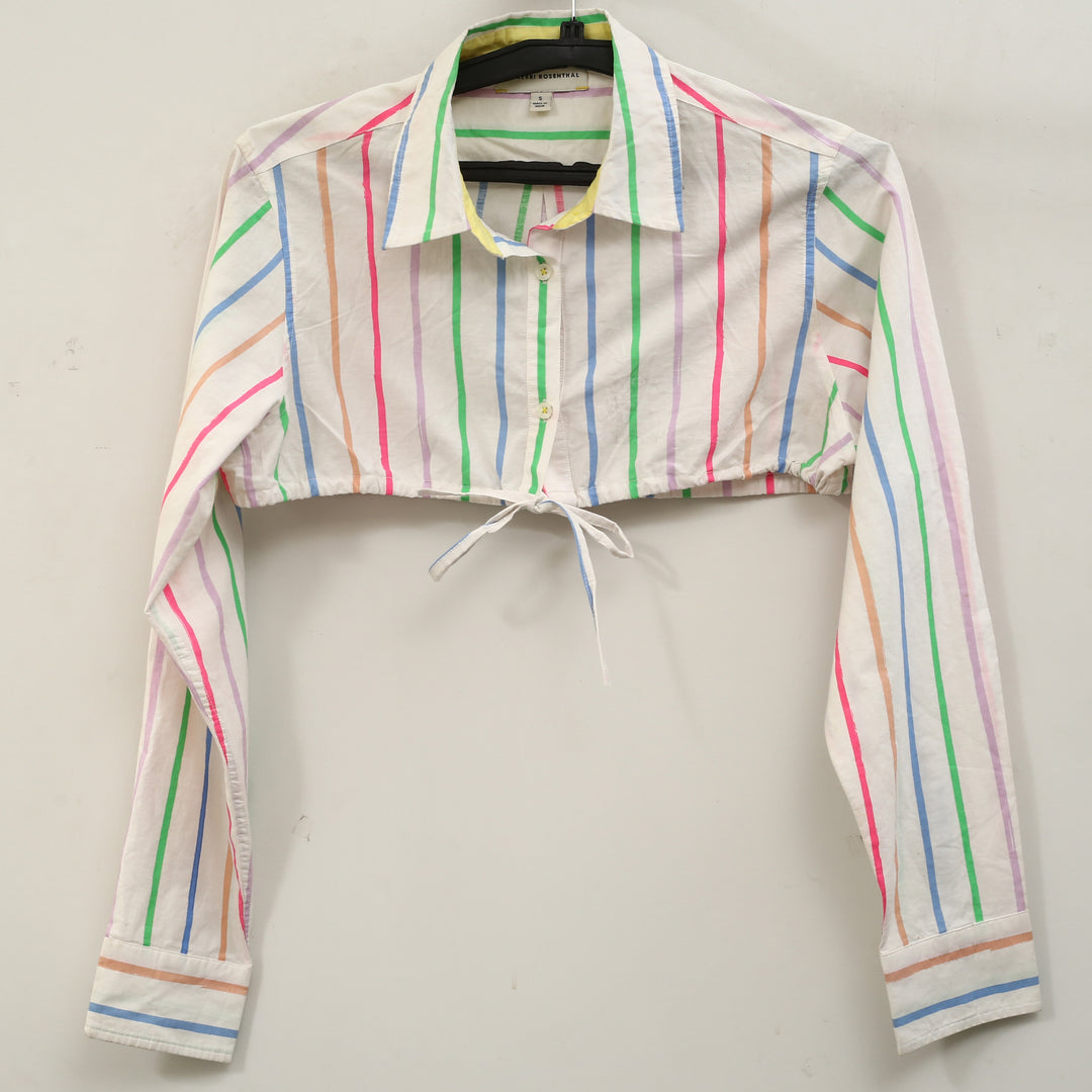 Kerri Rosenthal Mia Multi Striped Shirt