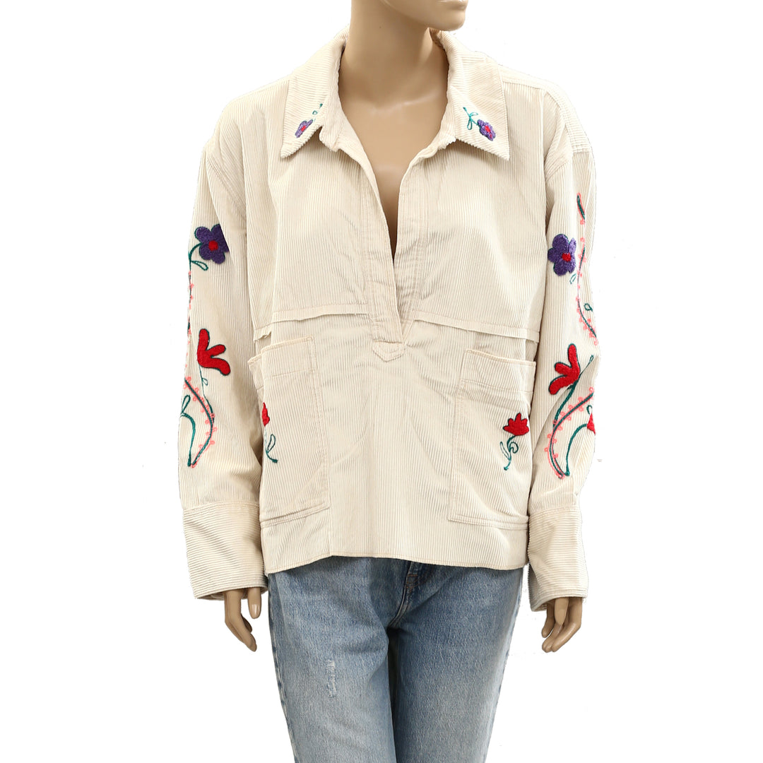 Free People We The Free Winter Bloom Pullover Top