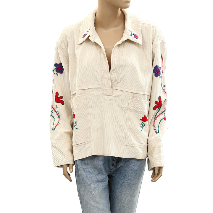 Free People We The Free Winter Bloom Pullover Top