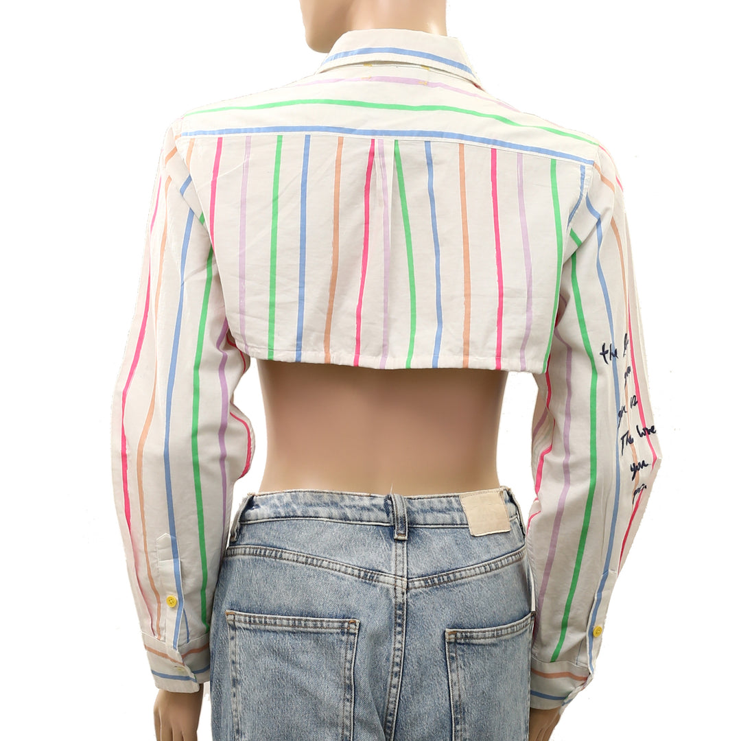 Kerri Rosenthal Mia Multi Striped Shirt