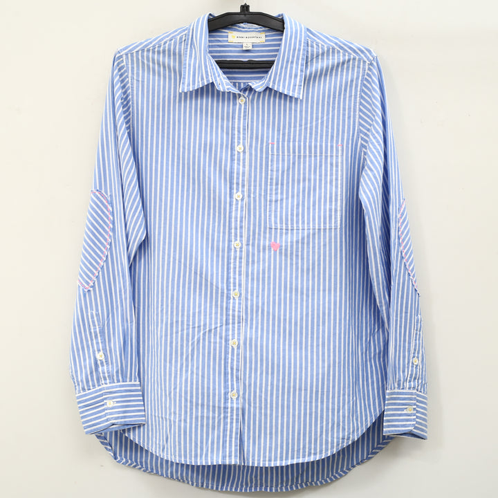 Kerri Rosenthal Mia Shirt Stripe Blue/white