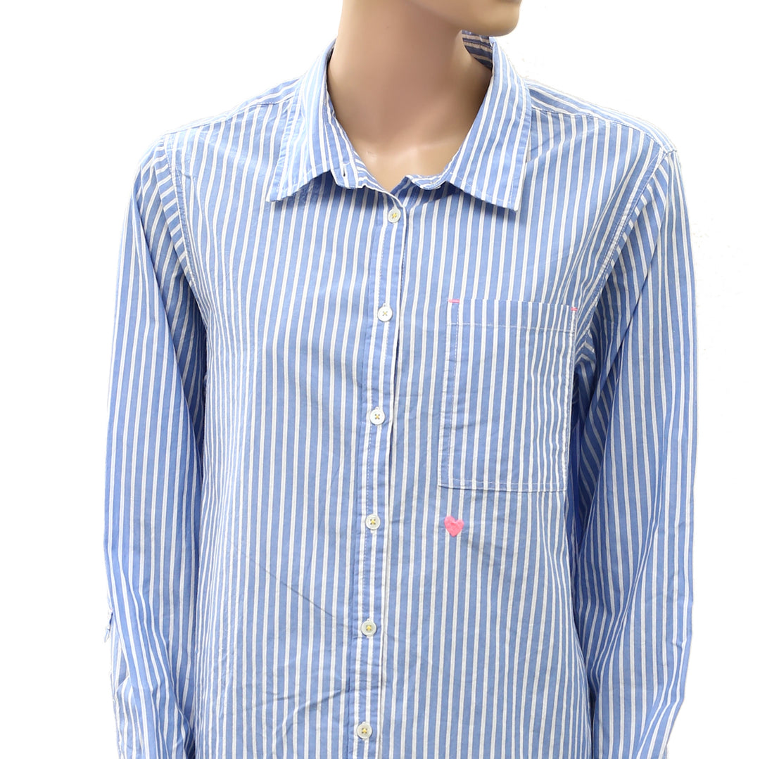 Kerri Rosenthal Mia Shirt Stripe Blue/white