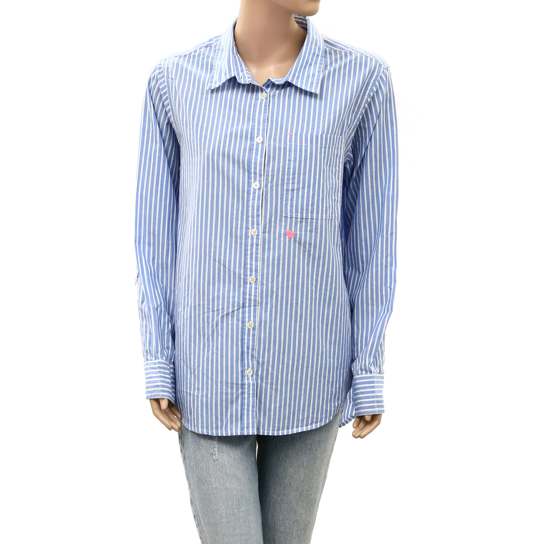 Kerri Rosenthal Mia Shirt Stripe Blue/white