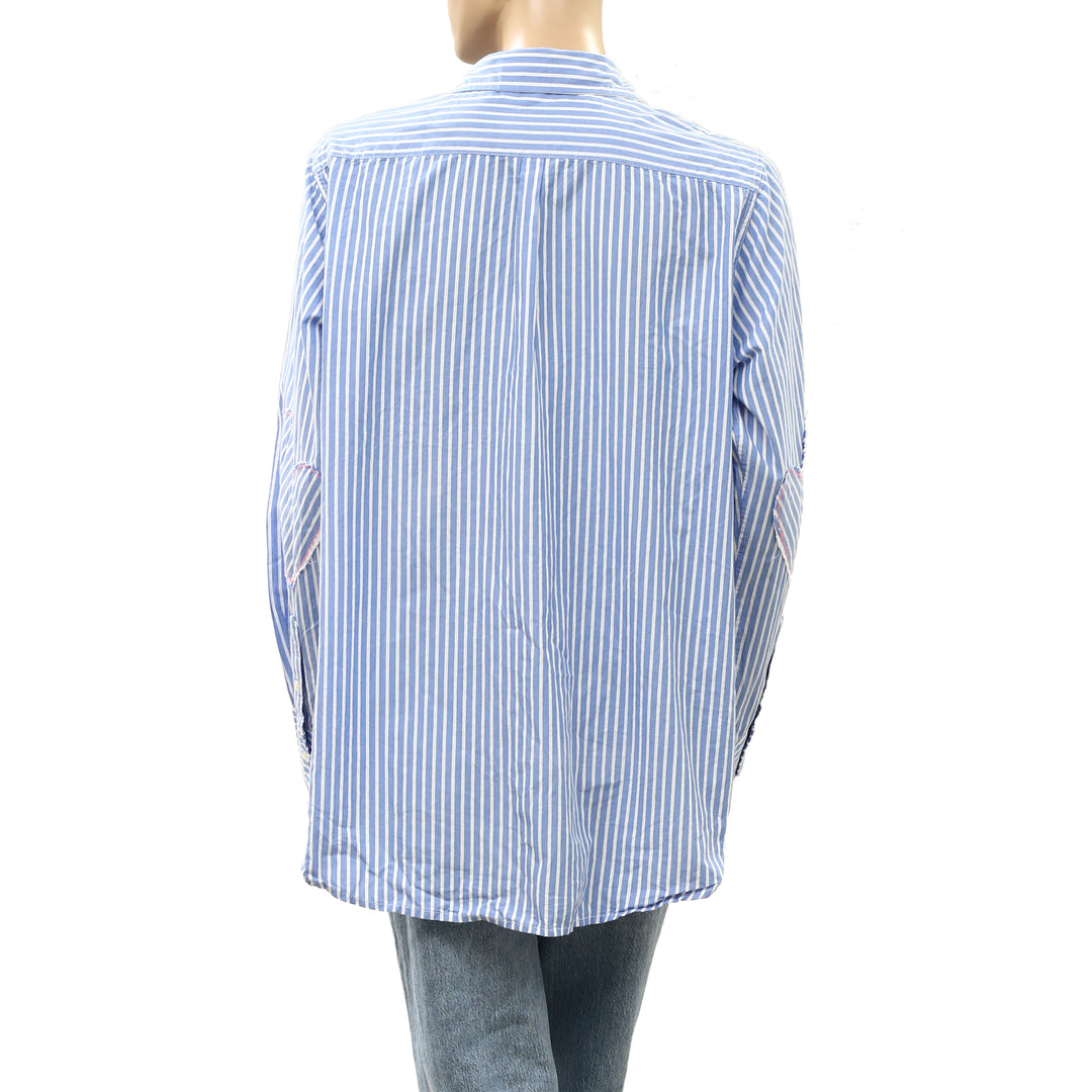 Kerri Rosenthal Mia Shirt Stripe Blue/white