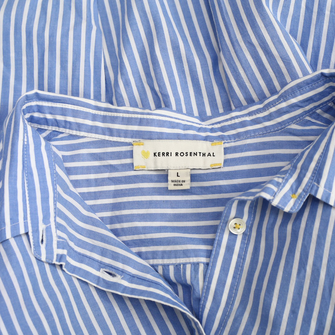 Kerri Rosenthal Mia Shirt Stripe Blue/white