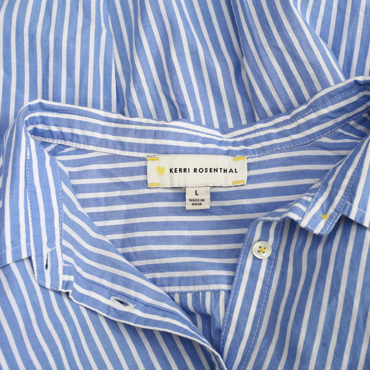 Kerri Rosenthal Mia Shirt Stripe Blue/white