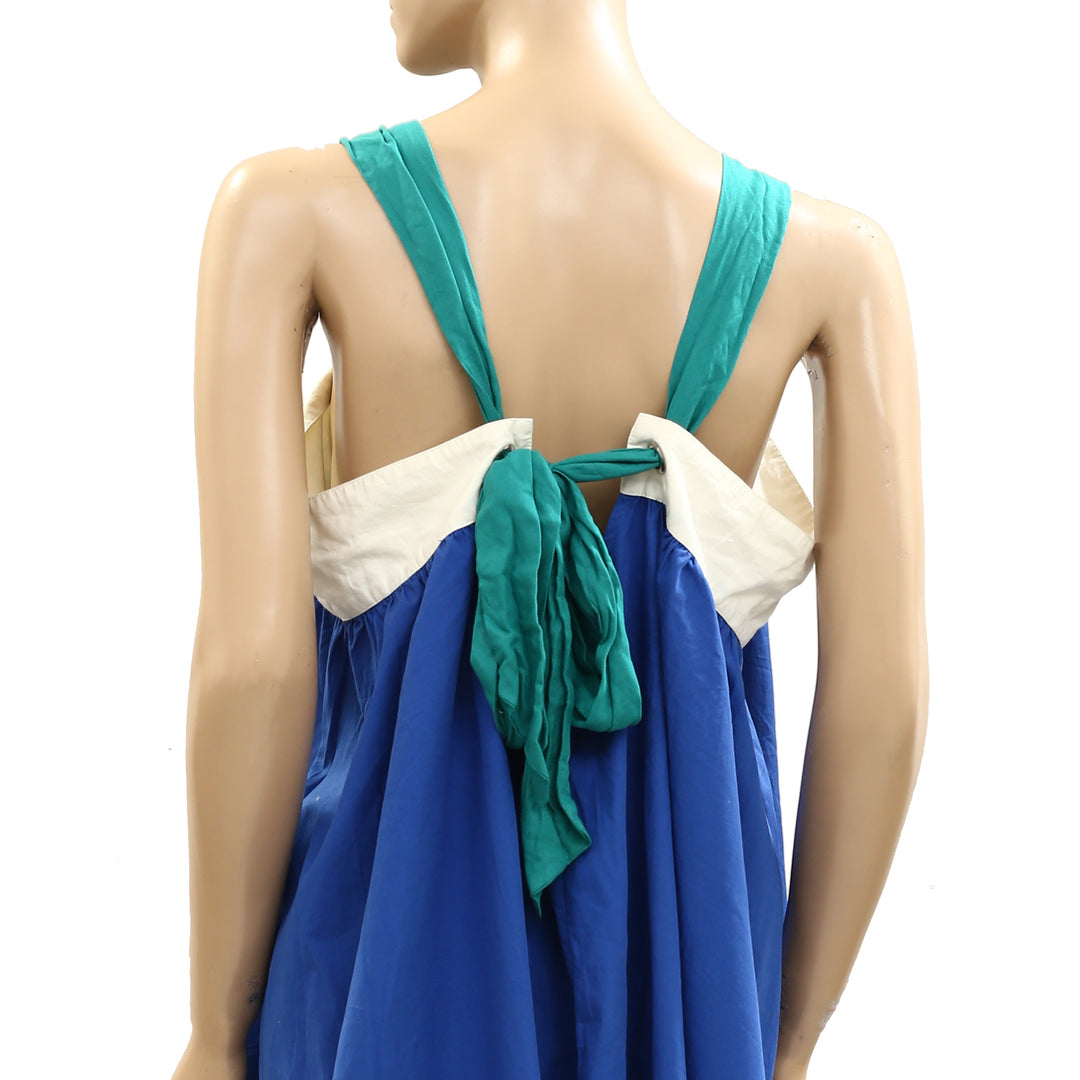 By Anthropologie Sleeveless Whipstitch Mini Dress